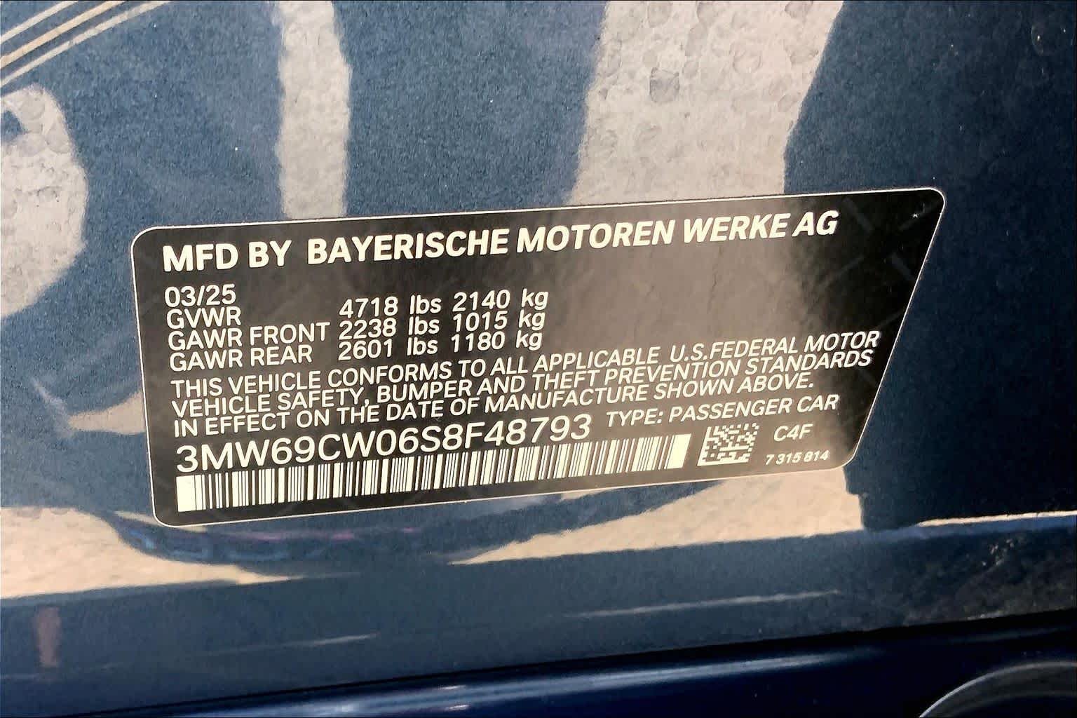 Used 2025 Arctic Race Blue Metallic BMW 330i image 33