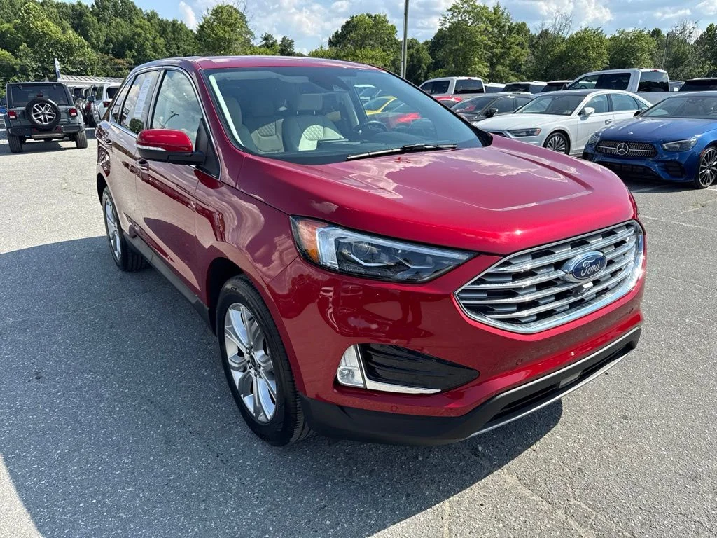 Used 2023 Red Ford Titanium image 2