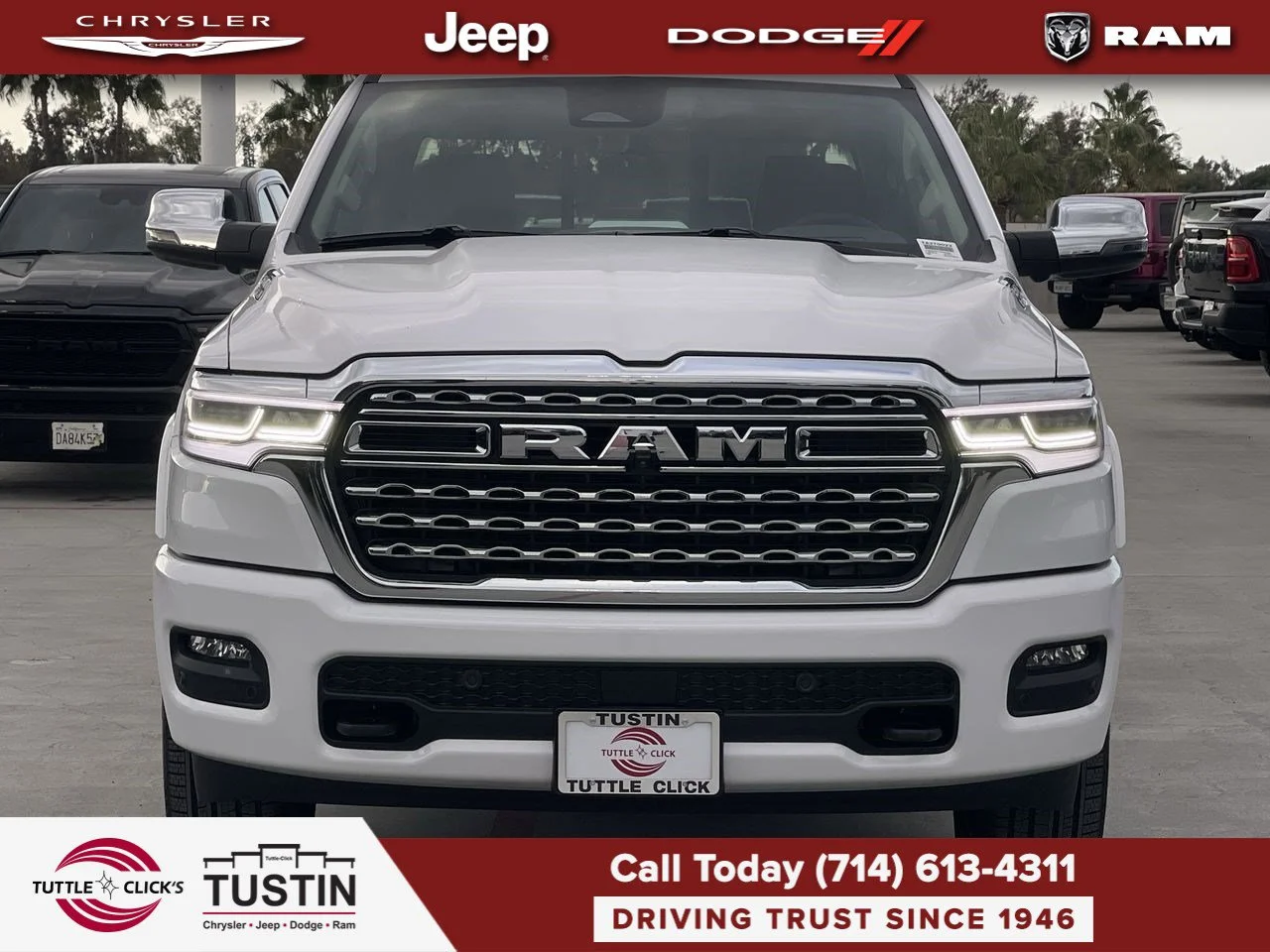 New 2027 Bright White Clear-Coat Exterior Paint RAM Longhorn image 8