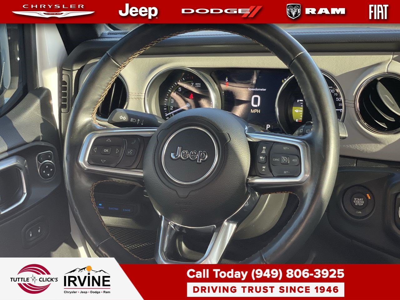 Used 2021 Bright White Clearcoat Jeep Unlimited Sahara High Altitude image 15