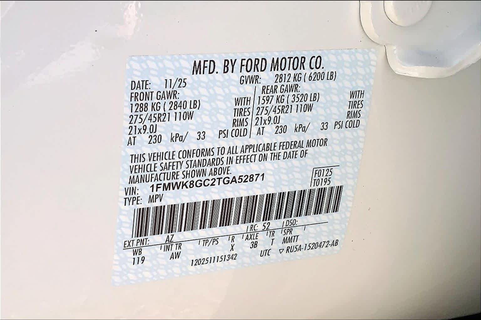 New 2026 Star White Metallic Tri-Coat Ford ST image 21