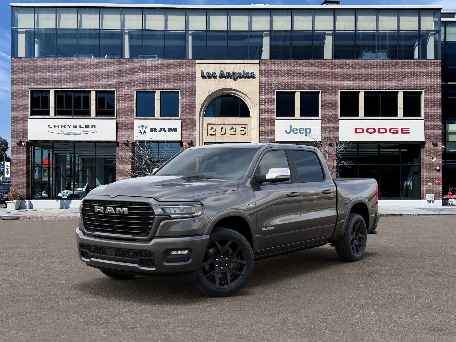 New 2026 Granite Crystal Metallic Clear-Coat Exterior Paint RAM Laramie image 27