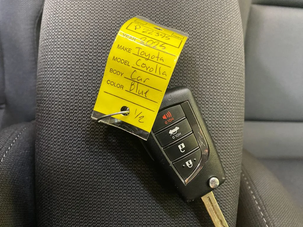 Used 2025 Blue Toyota LE image 40