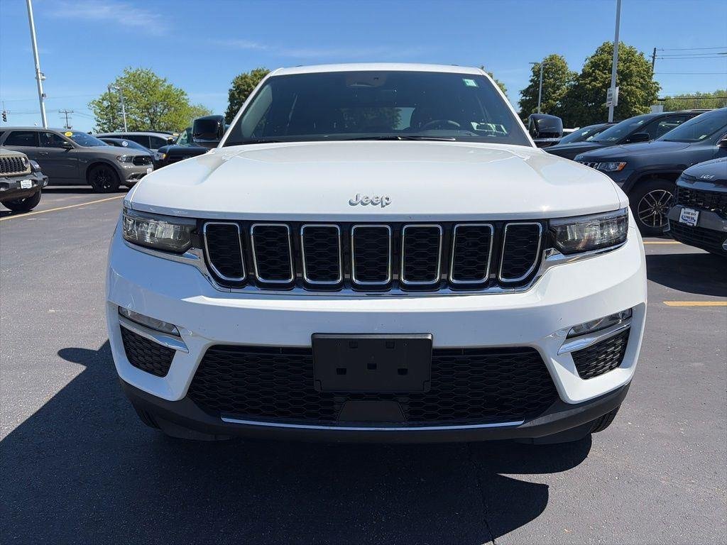 Used 2025 Bright White Clearcoat Jeep Limited image 5
