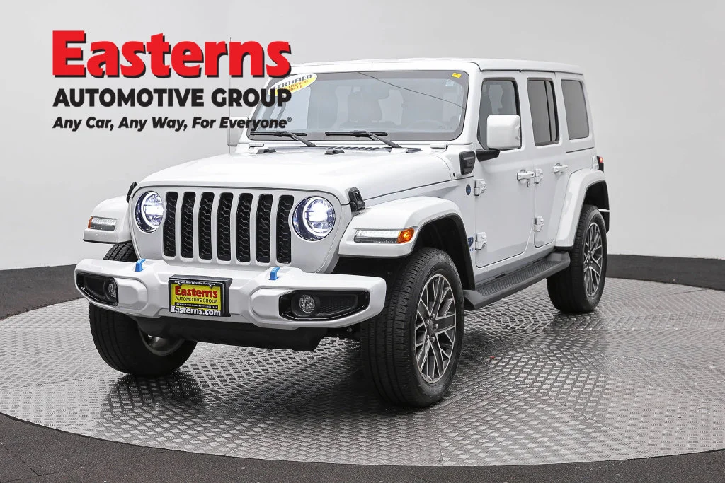 Used 2023 White Jeep Sahara 4xe image 1