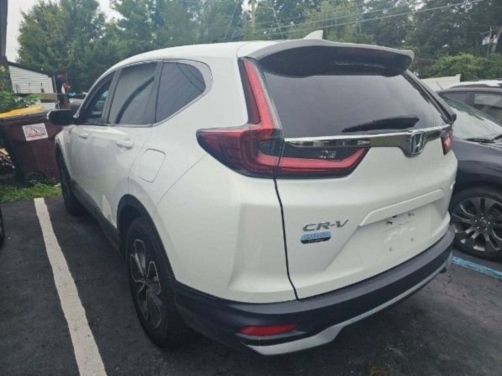 Used 2021 Platinum White Pearl Honda EX-L image 8