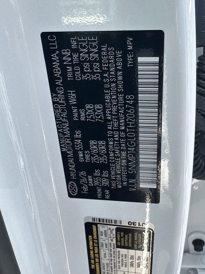 New 2026 Serenity White Hyundai SE image 28