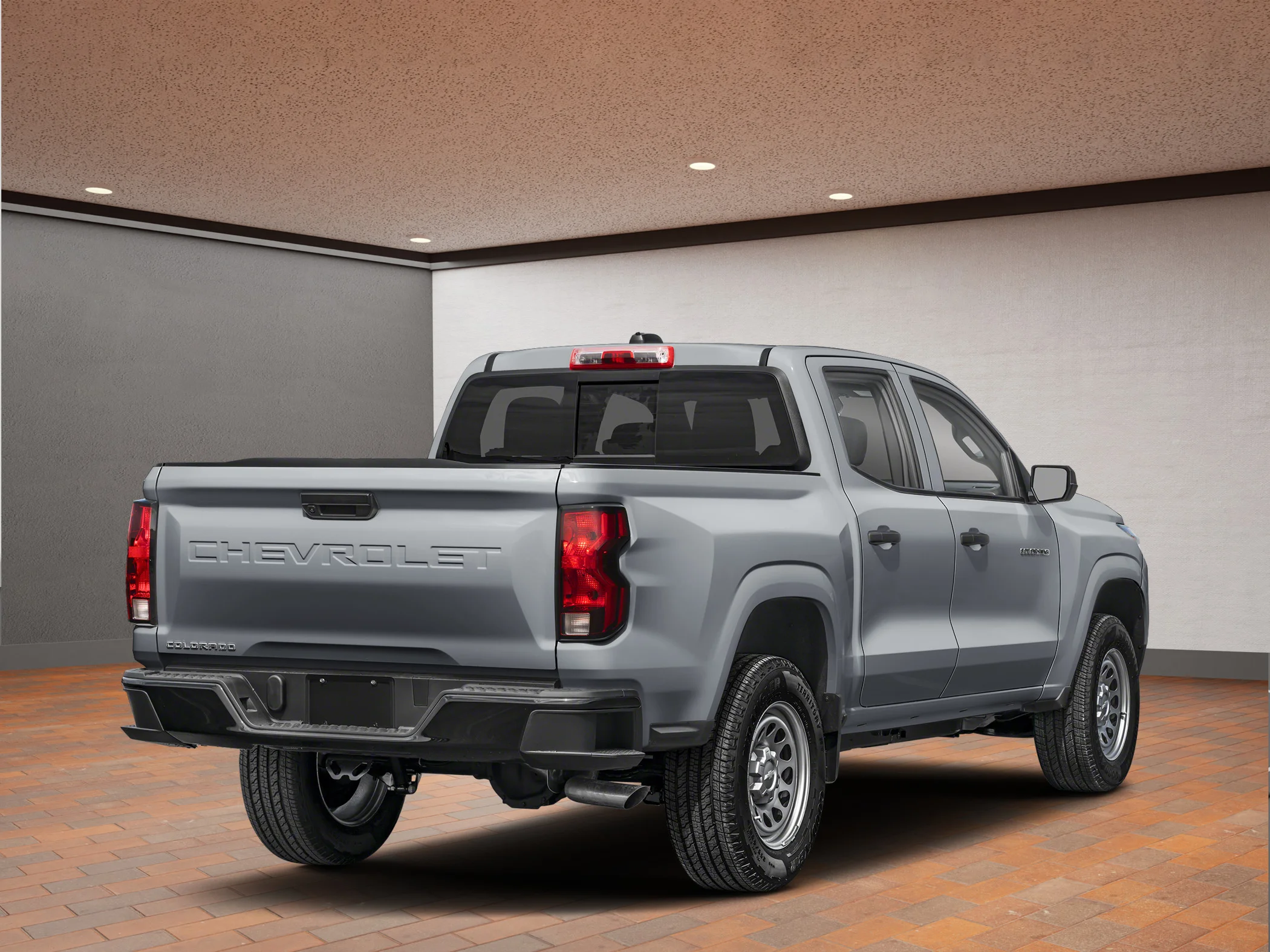 New 2026 Grey Chevrolet Crew Cab Short Box 4-Wheel Drive Trail Boss image 2