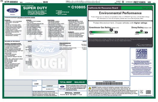 Used 2024 Blue Metallic Ford Lariat image 44