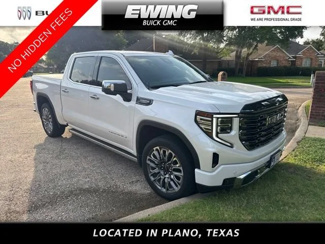 Used 2024 White Frost Tricoat GMC Denali Ultimate image 1