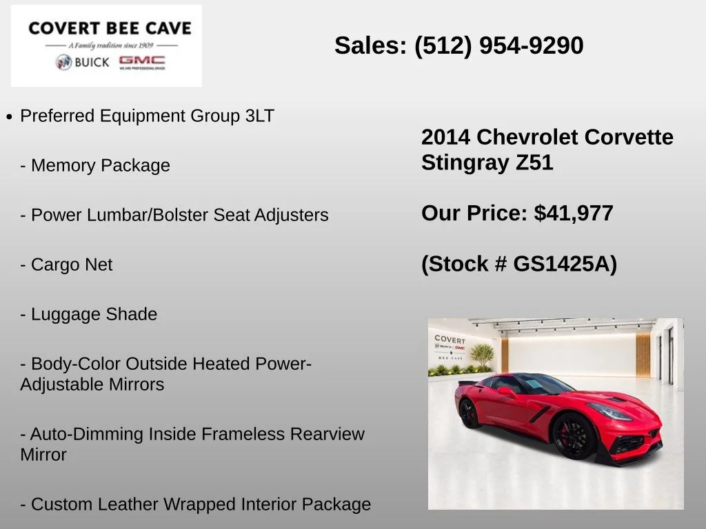 Used 2014 Red Chevrolet Z51 image 7