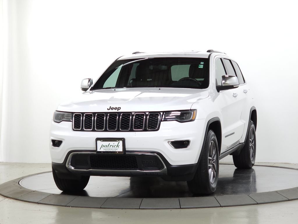 Used 2021 Bright White Clearcoat Jeep Limited image 3