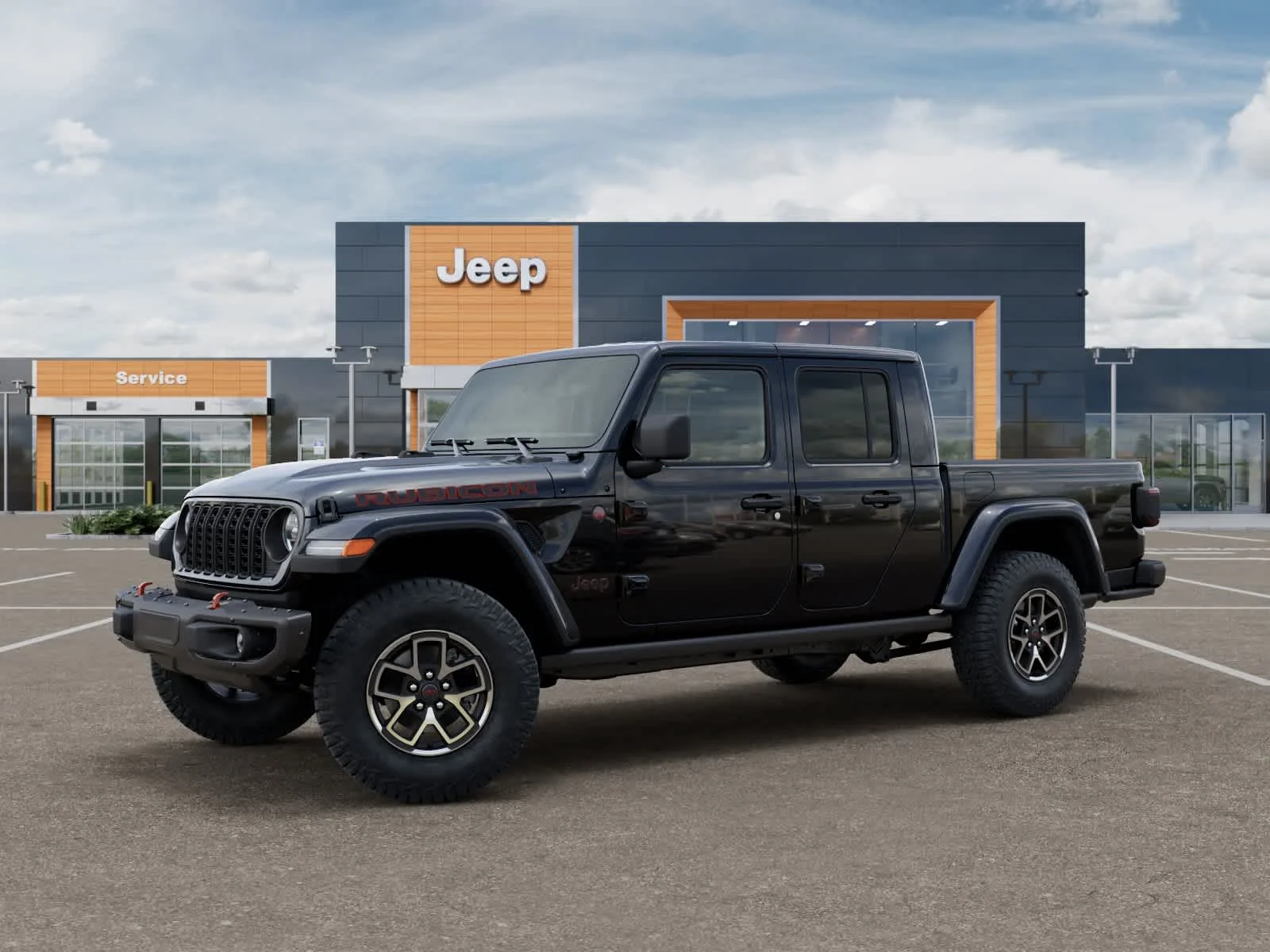 New 2026 Black Clearcoat Jeep Rubicon image 2