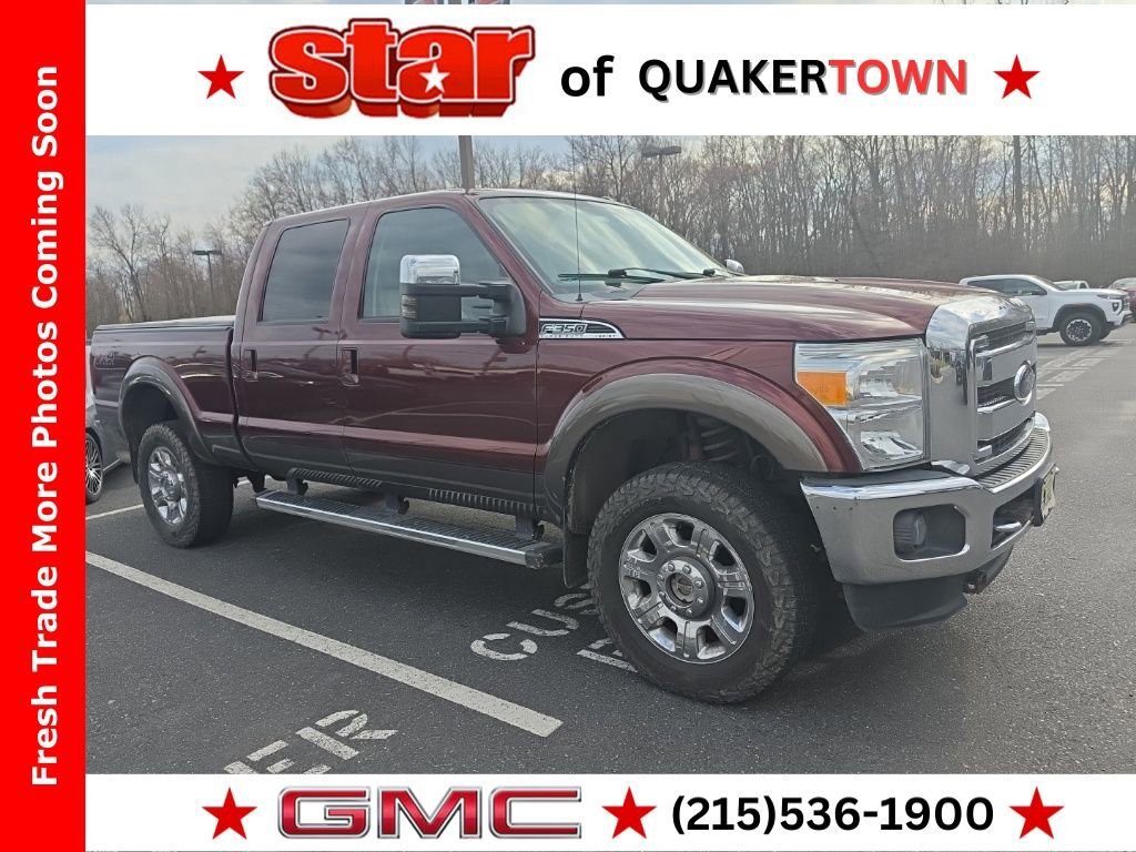Red (Maroon) 2016 Ford F-350 Super Duty Platinum Crew Cab 4WD Pickup Truck Four-Wheel Drive