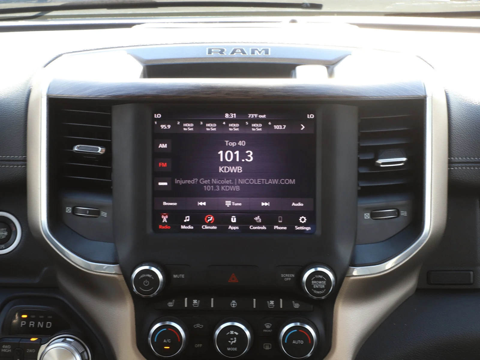 Used 2019 Delmonico Red Pearlcoat Ram Laramie image 15