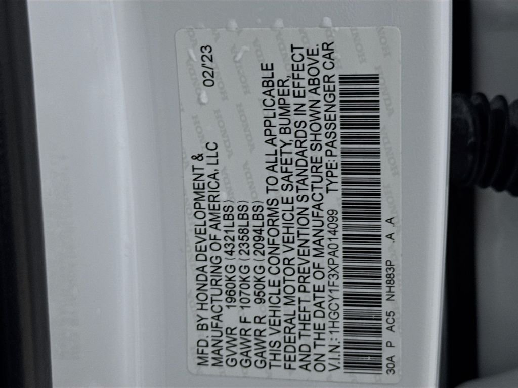 Certified Used 2023 Platinum White Pearl Honda EX image 42