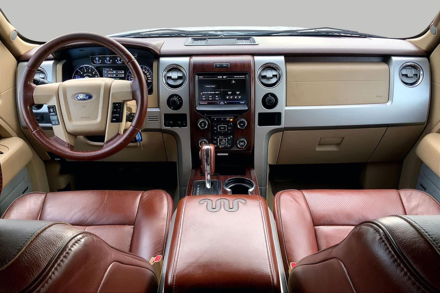 Used 2013 White Platinum Tri-Coat Metallic Ford King Ranch image 15