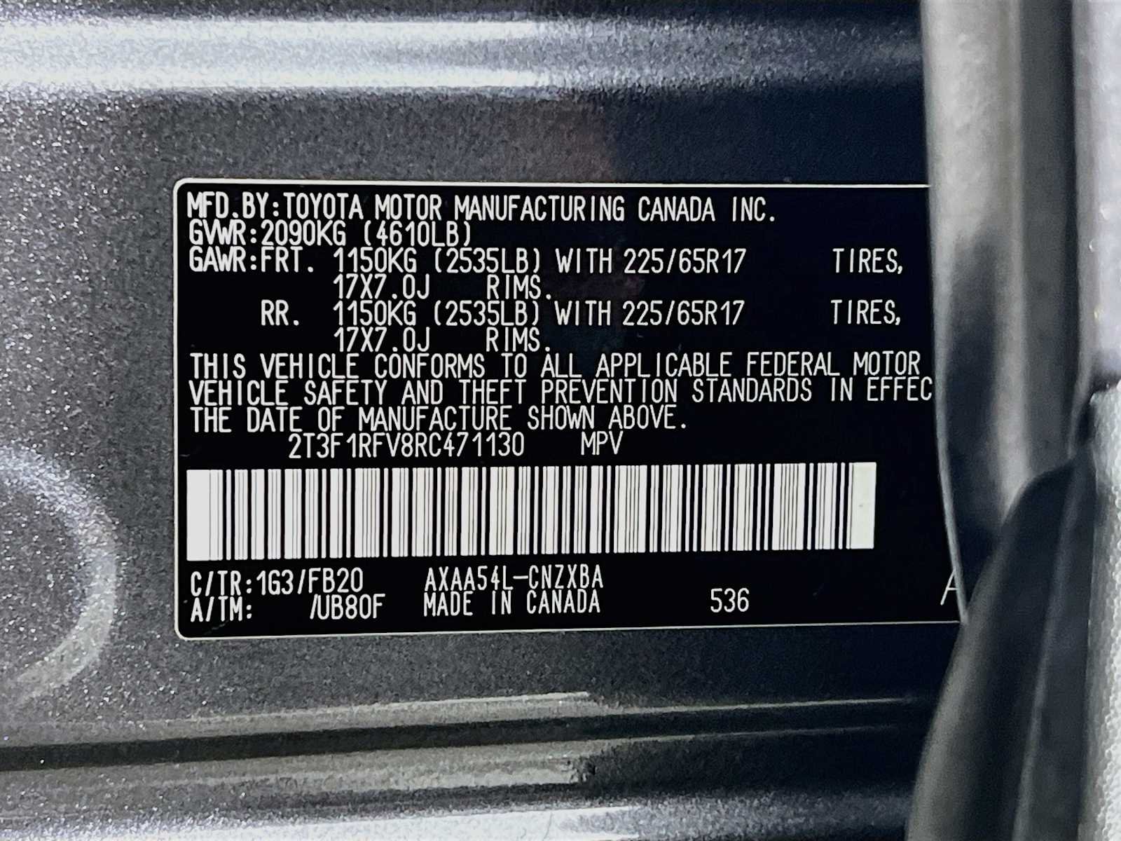 Used 2024 Magnetic Gray Metallic Toyota LE image 31