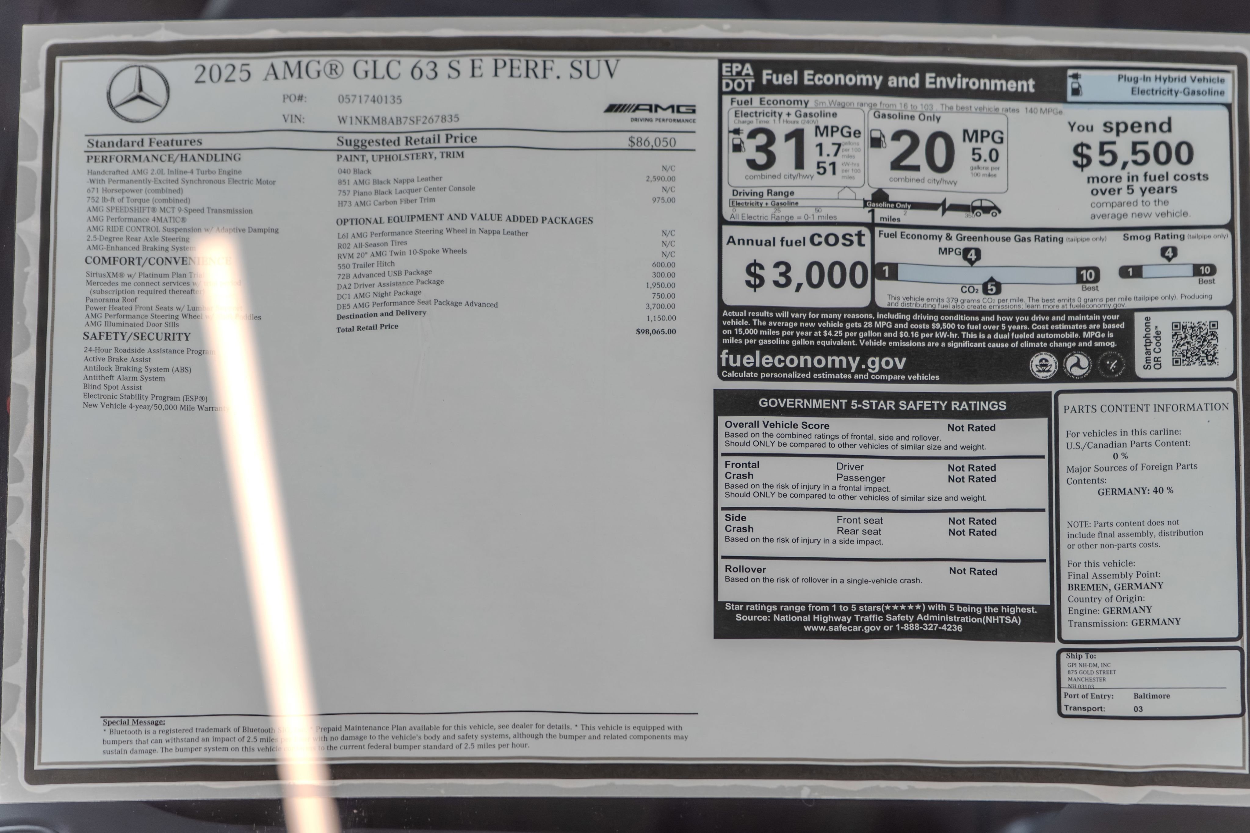 2025 Mercedes-Benz GLC AMG GLC63 S - Photo 35