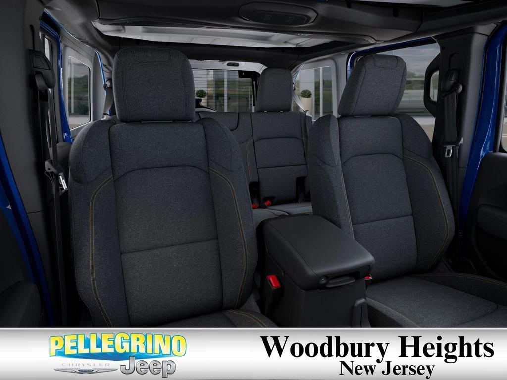New 2025 Hydro Blue Pearl-Coat Exterior Paint Jeep 4-Door Sport S 4x4 image 16