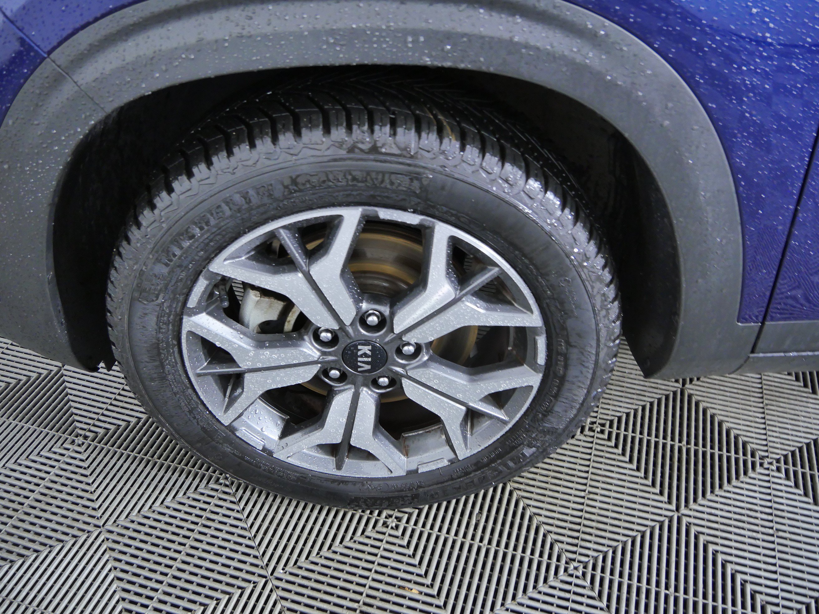 Used 2021 Dark Ocean Blue Kia EX image 15