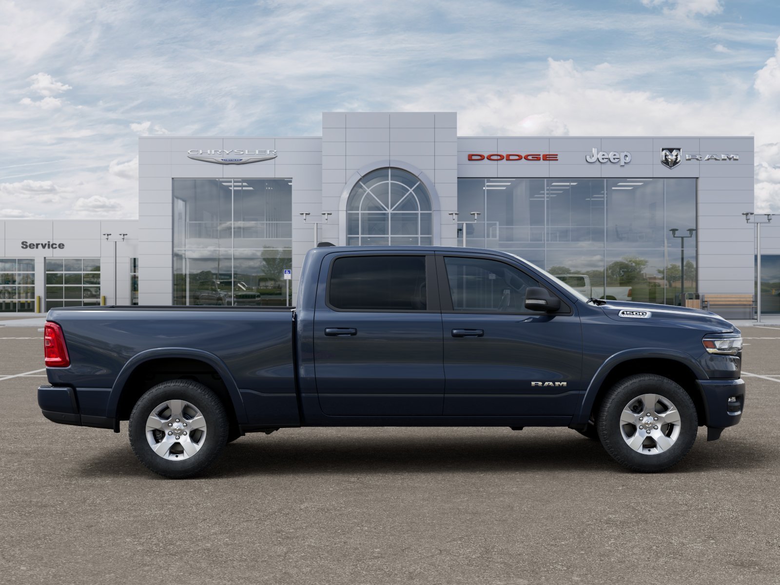 New 2026 Forged Blue Metallic Exterior Paint RAM Big Horn/Lone Star image 30