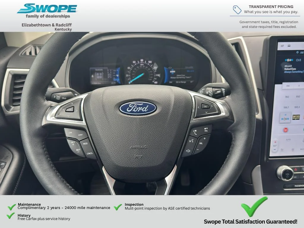 Used 2024 Forged Green Metallic Ford SEL image 21