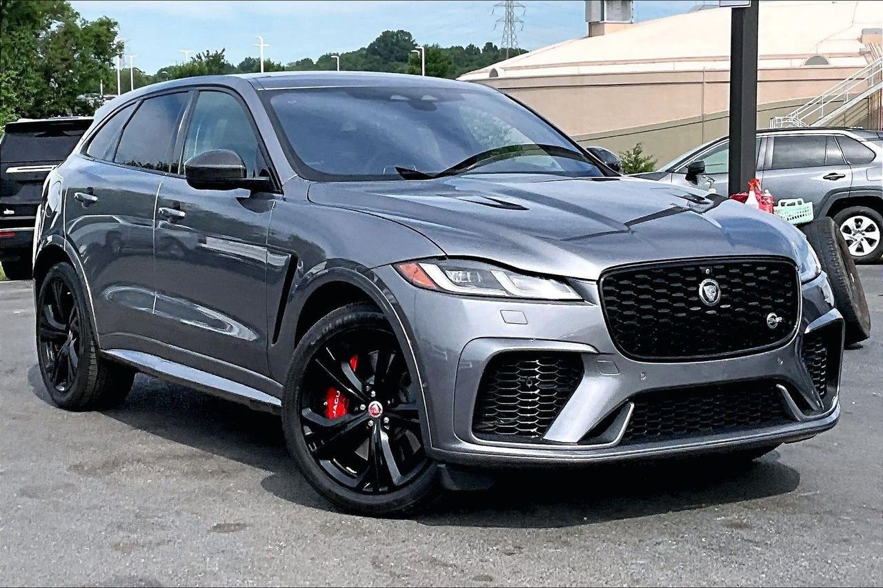 Used 2021 Hakuba Silver Jaguar SVR P550 AWD Automatic image 37