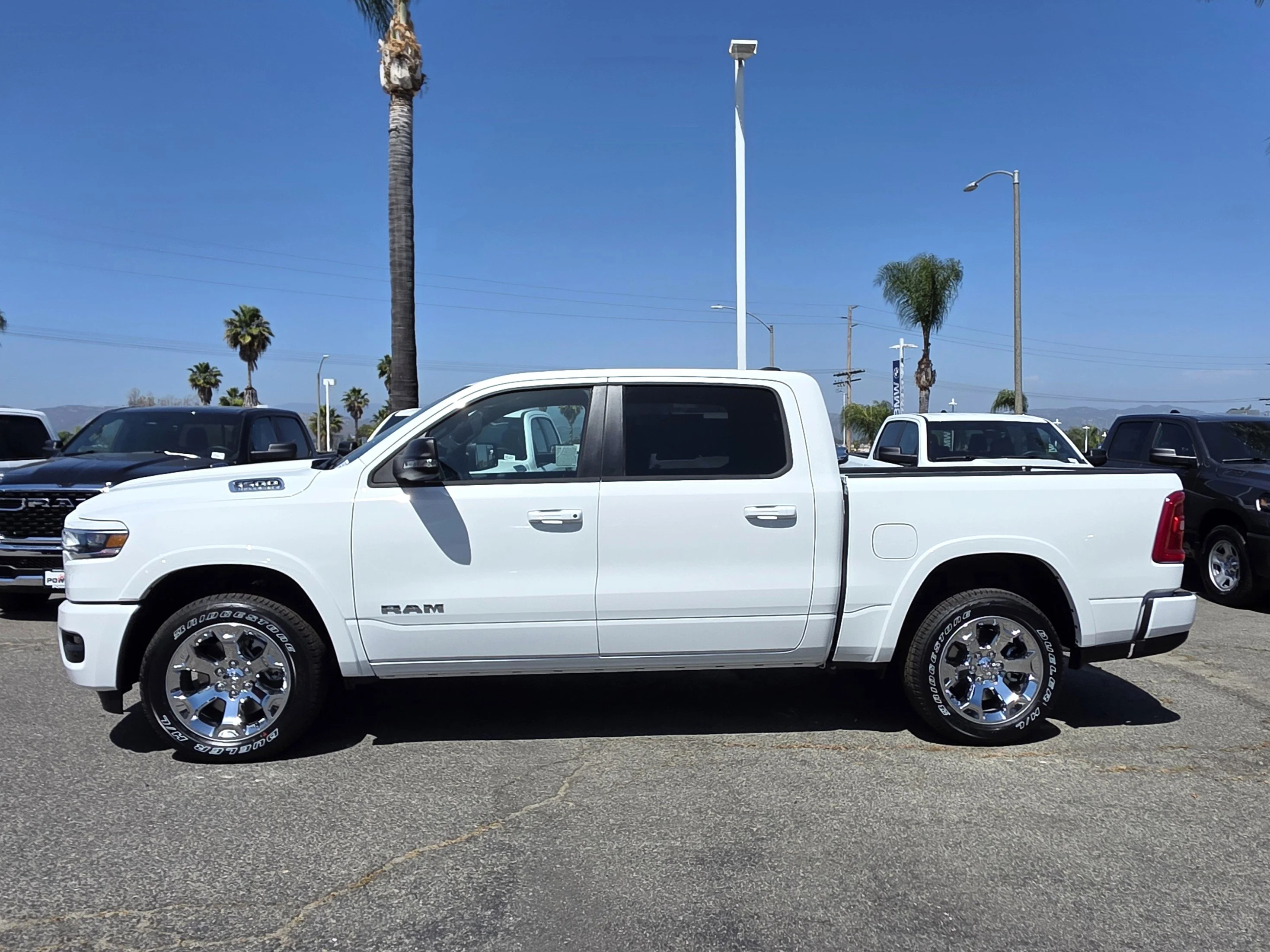 New 2026 Bright White Clearcoat RAM Big Horn/Lone Star image 2