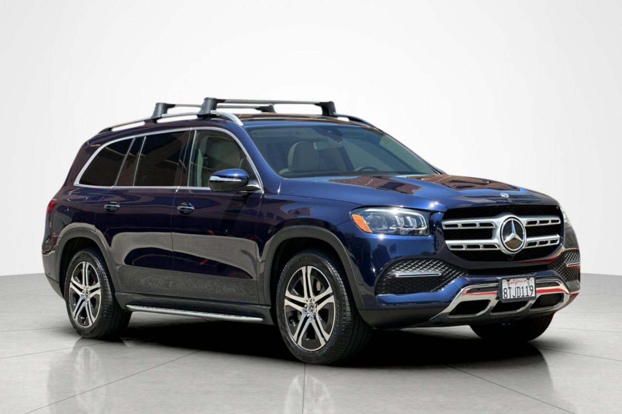 Used 2020 Lunar Blue Metallic Mercedes-Benz GLS 450 image 7
