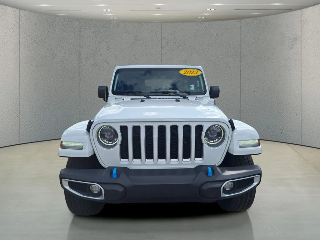 Certified Used 2023 White Jeep Sahara 4xe image 8