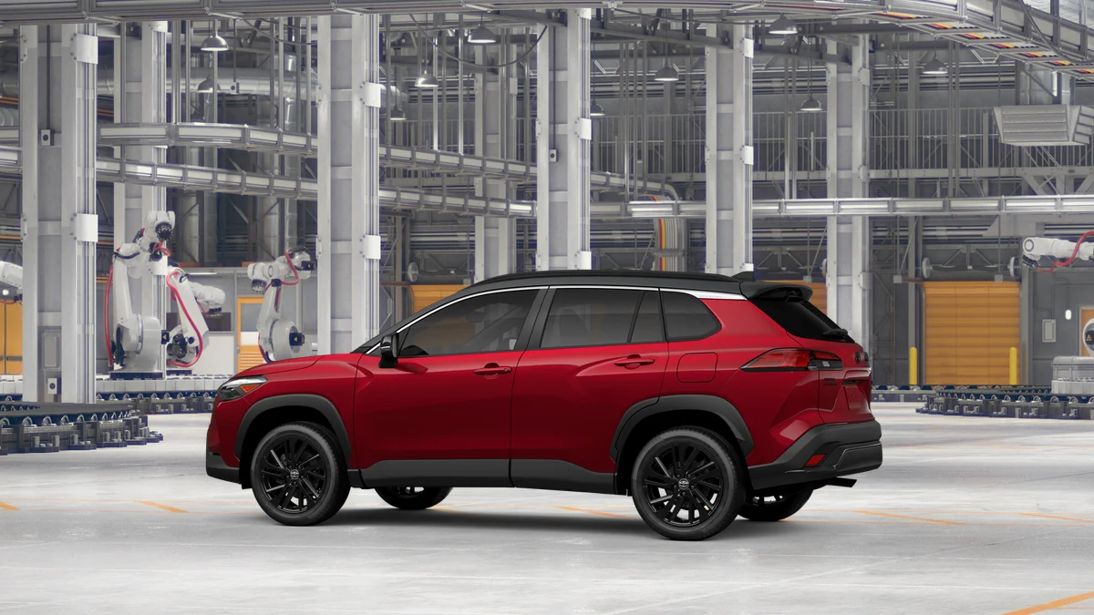 New 2026 Soul Red Crystal  with Jet Black roof Toyota Hybrid XSE image 13