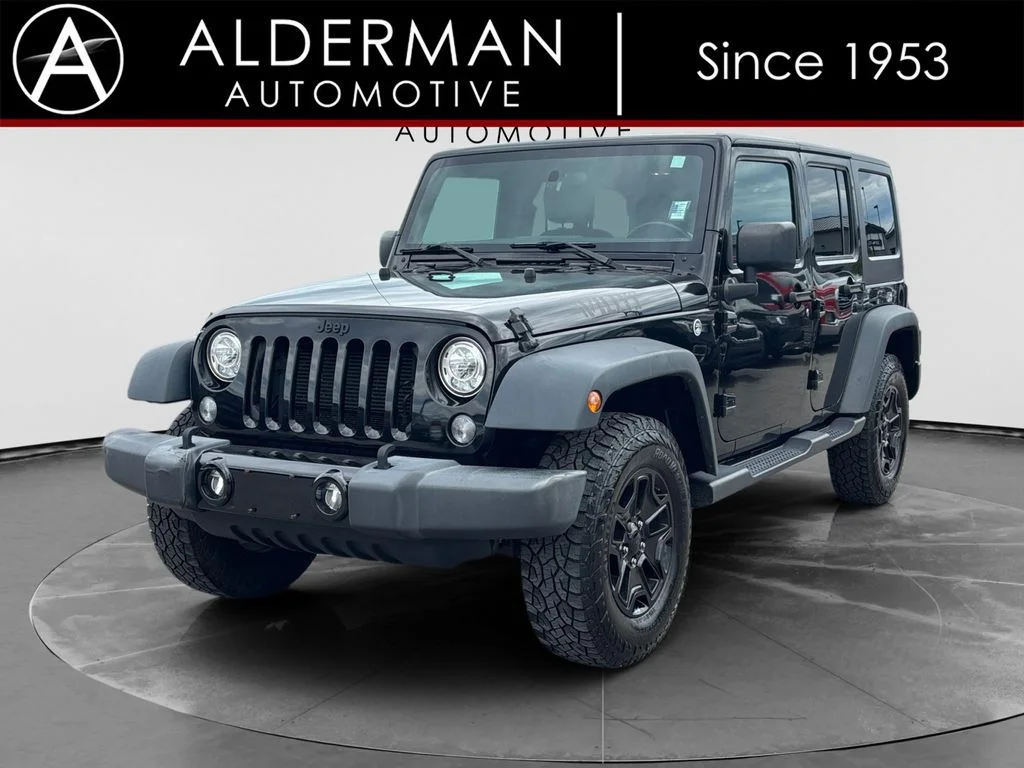 Used 2018 Black Jeep Unlimited Sport image 1