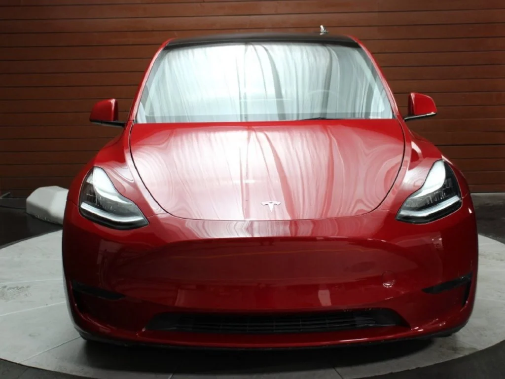 Used 2023 Red Multi-Coat Tesla Long Range image 32
