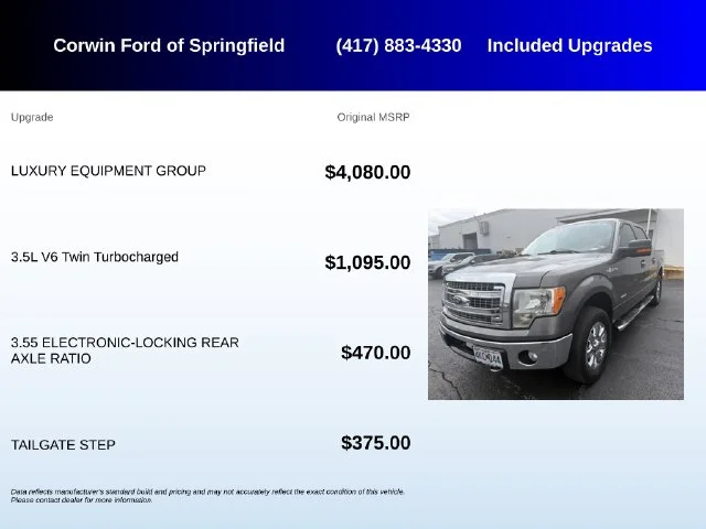 Used 2013 Sterling Gray Metallic Ford XLT image 5