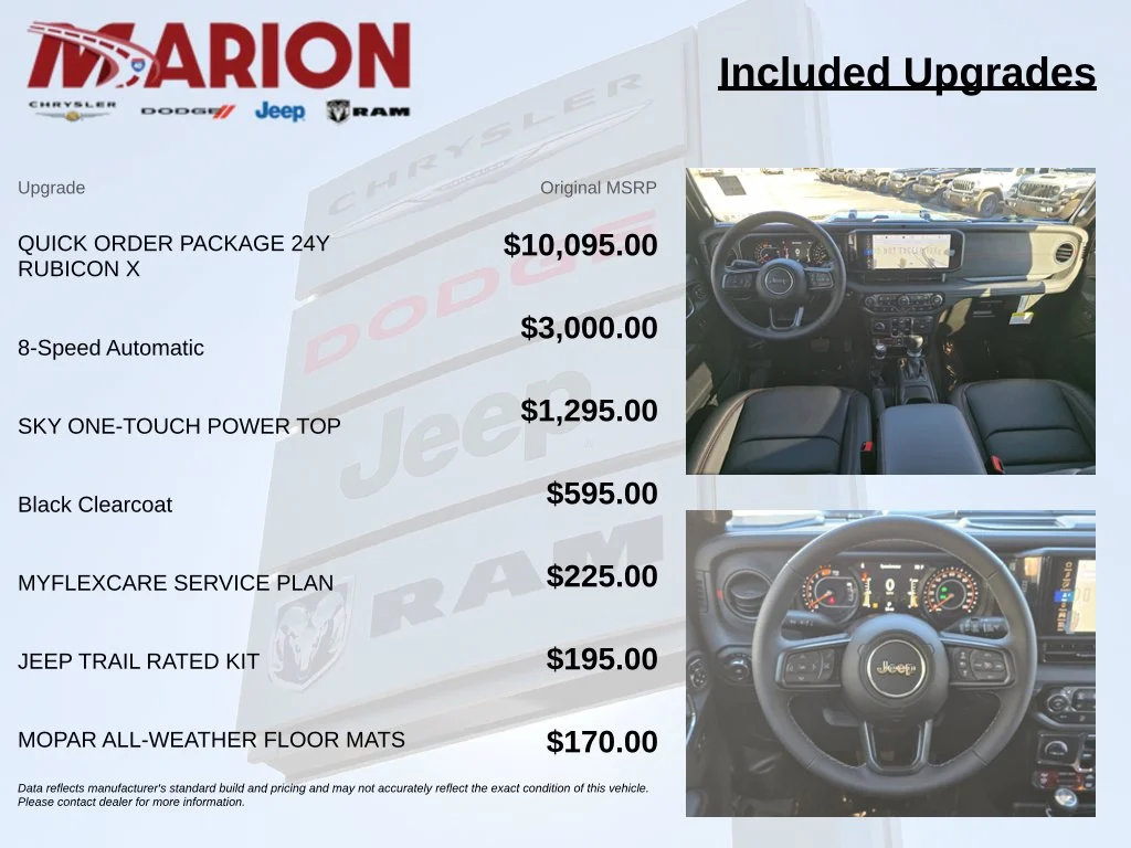 New 2027 Black Jeep Rubicon X image 9