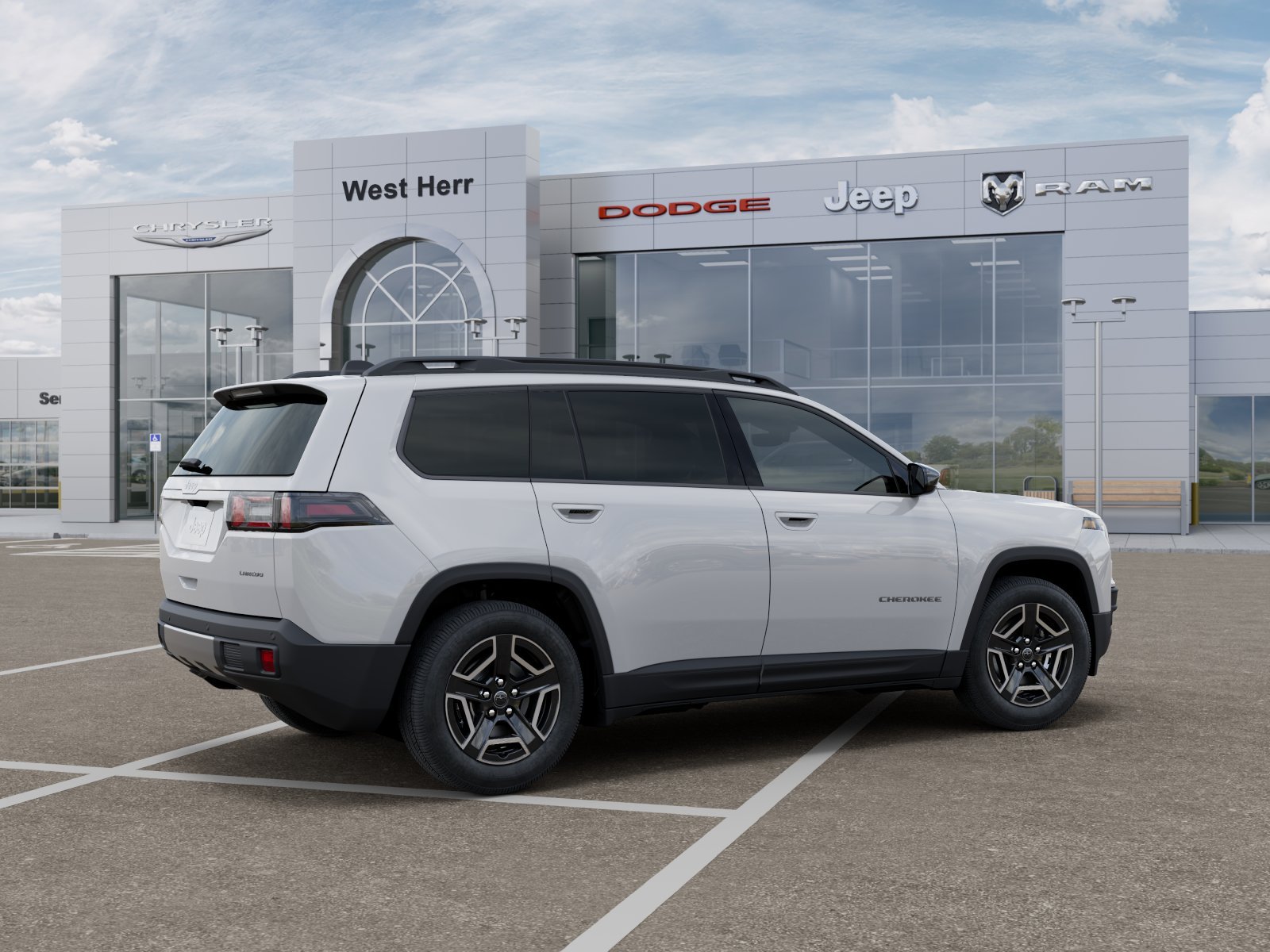 New 2026 Bright White Clear-Coat Exterior Paint Jeep Laredo image 54