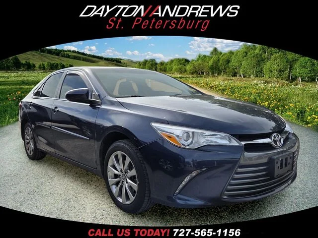Certified Used 2017 Blue Toyota XLE image 1