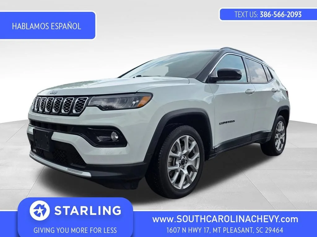 Used 2025 White Jeep Limited 4x4 image 1