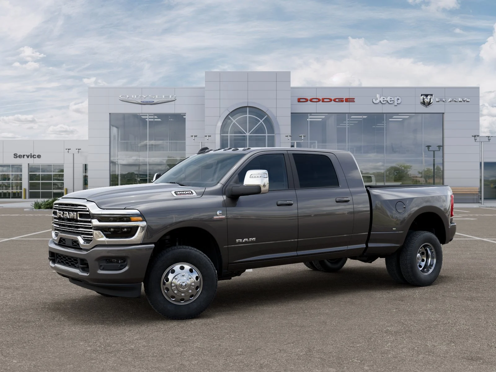 New 2026 Granite Crystal Metallic Clear-Coat Exterior Paint RAM Laramie image 28
