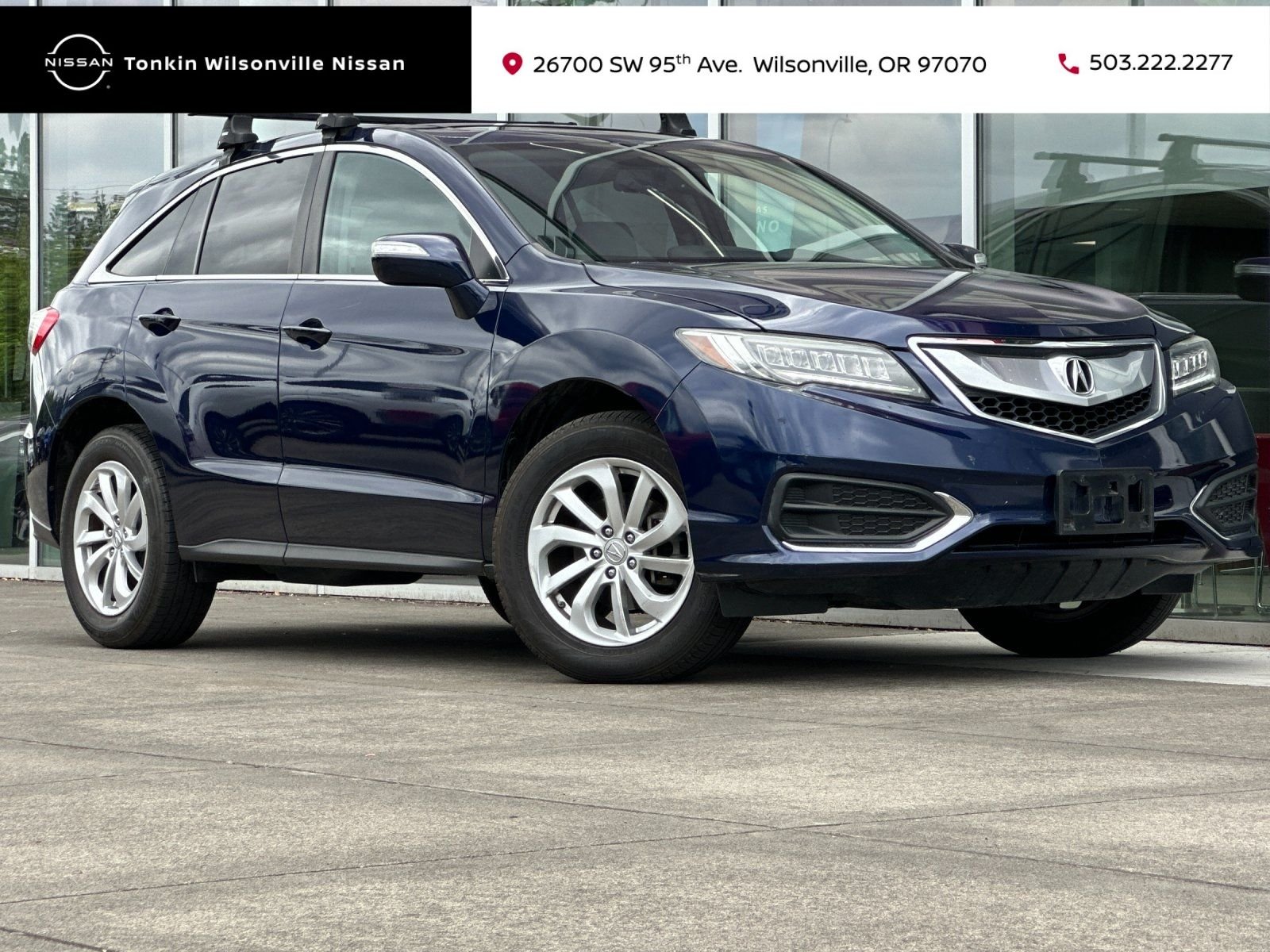Used 2017 Blue Acura Technology Package image 1