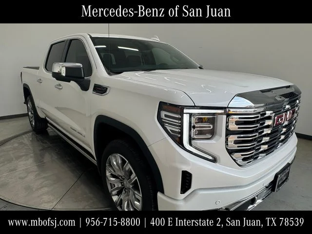 Used 2025 White Frost Tricoat GMC Denali image 1