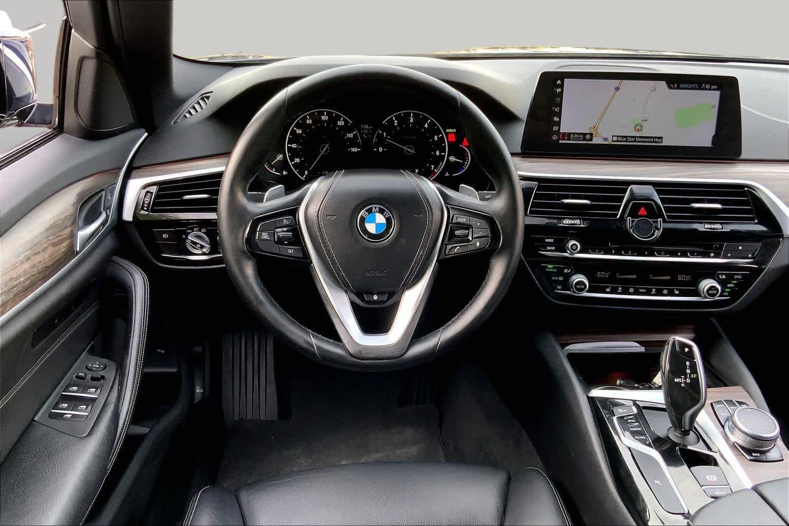 Used 2017 Bluestone Metallic BMW 540i xDrive image 6