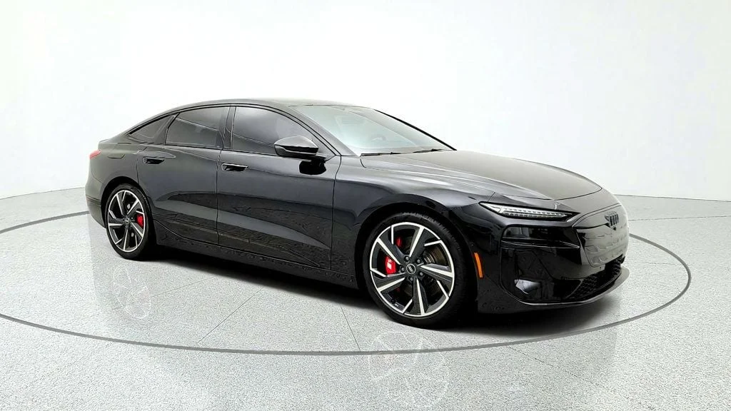 Used 2025 Mythos Black Metallic Audi Premium Plus quattro w/ Black Optic Pkg & S Beam image 3
