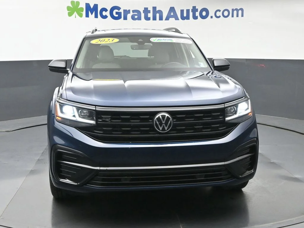 Certified Used 2023 Blue Volkswagen 3.6L V6 SEL R-Line image 5