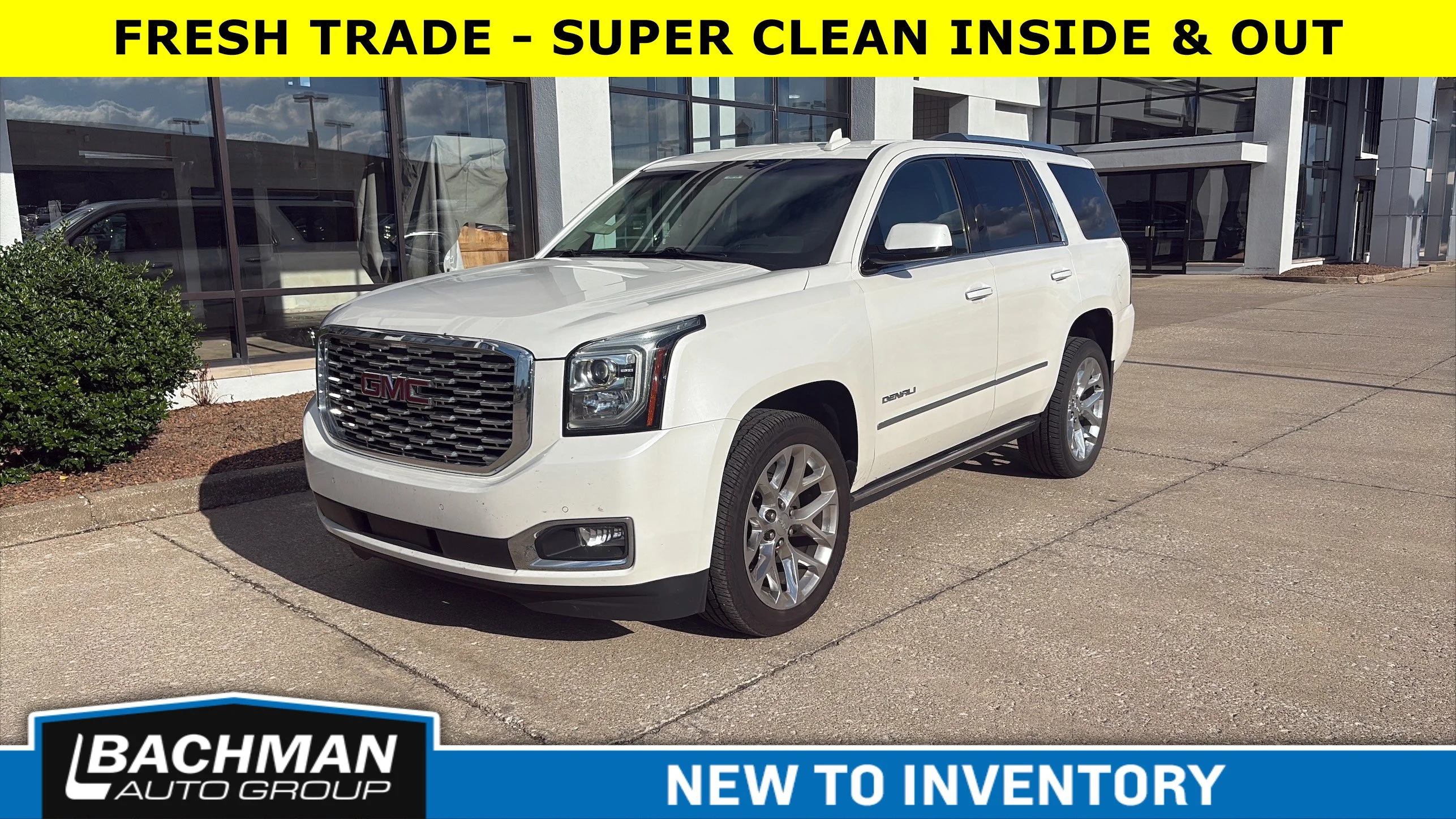 Used 2019 White Frost Tricoat GMC Denali image 3