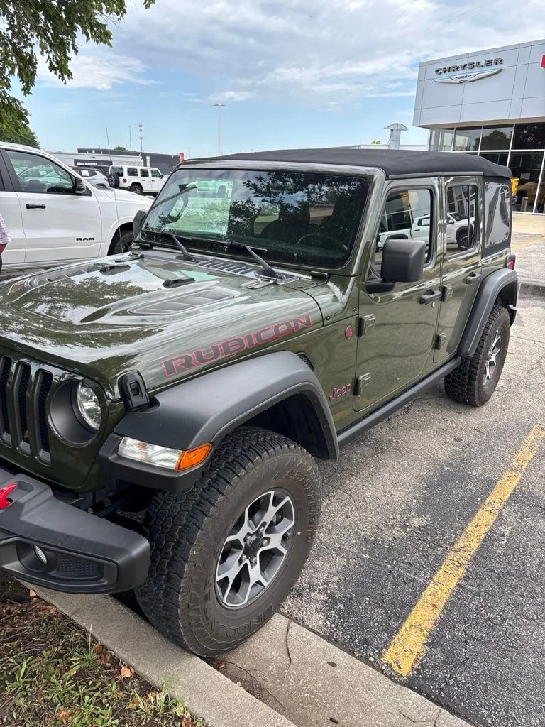Used 2021 Green Jeep Unlimited Rubicon image 12