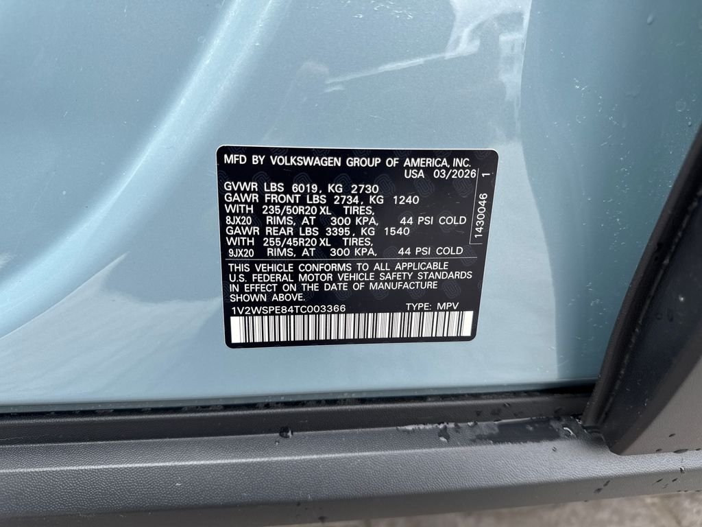 New 2026 Arctic Blue Metallic Volkswagen Pro S image 30