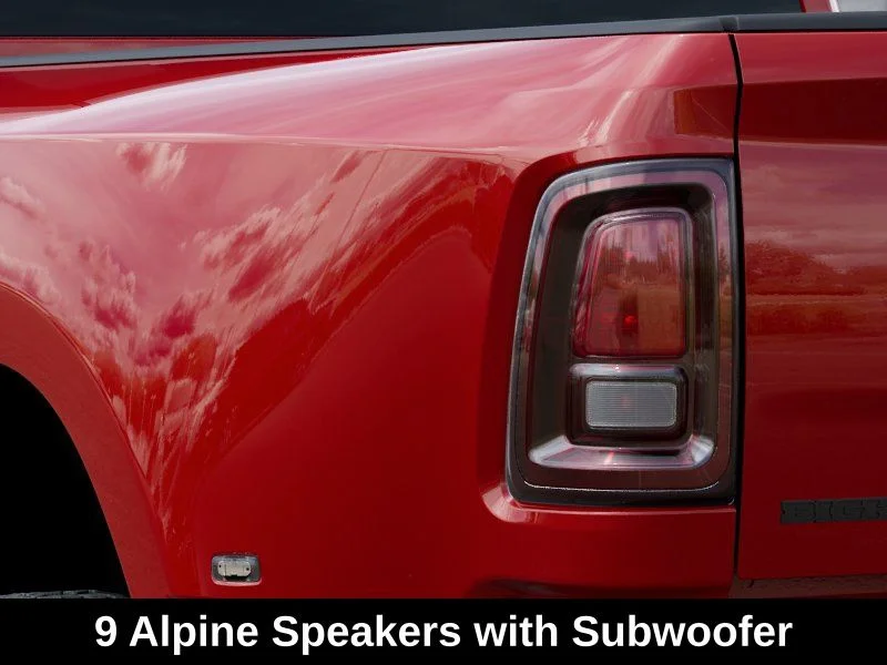 New 2026 Flame Red Clear-Coat Exterior Paint RAM Big Horn image 11