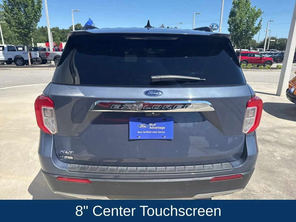 Certified Used 2021 Infinite Blue Metallic Tinted Clearcoat Ford XLT image 6